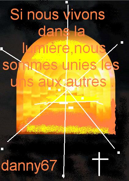 Unis les uns aux autre  vivant dans la lumière de Christ . bonjour Bienvenue 