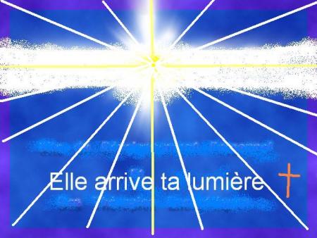 Elle arrive ta lumière bonjour Bienvenue