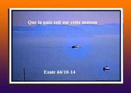 Que la paix bienvenue 
